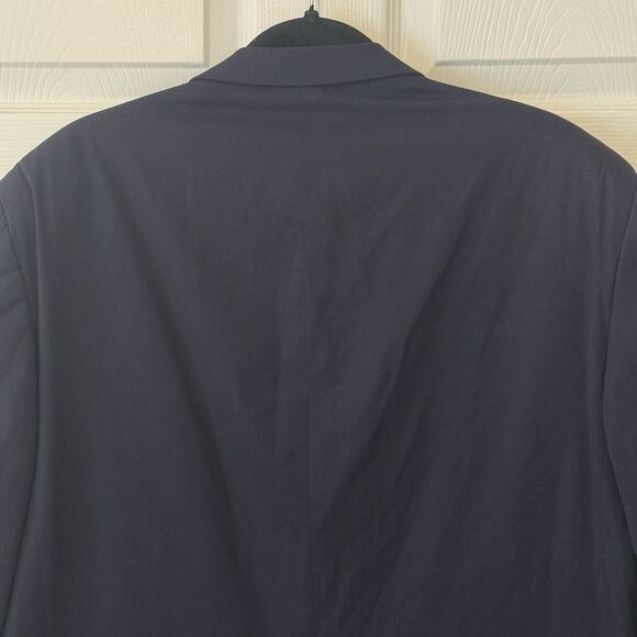 Vintage 1980s–90s Orvis Navy Blazer Made in USA 2-Button Sport Coat 44R (Approx) - Picture 4 of 11